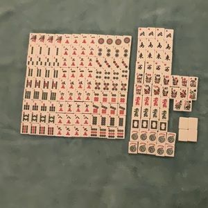 Set of American Mahjong tiles. Tiles only.